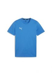 Koszulka Puma teamGOAL Casuals. Niebieskie koszulki sportowe męskie Puma, na lato, l, bez wzorów, z bawełny, bez kołnierzyka, bez ramiączek, do piłki nożnej. Za 75.00 zł.