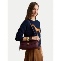 Torebka LAUREN RALPH LAUREN. Czerwone torebki do ręki damskie Lauren Ralph Lauren, bez wzorów, klasyczne, bez dodatków. Za 1,799.00 zł.