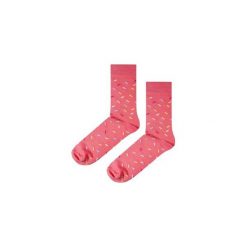 Skarpetki Pink Sprinkles. Niebieskie skarpety męskie marki Soxstory, z napisami. Za 16.00 zł.