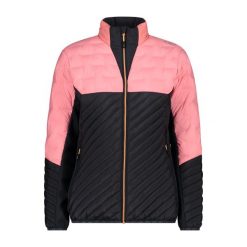 Damska kurtka puchowa CMP Unlimitech. Czarne kurtki sportowe damskie CMP, bez wzorów, z puchu, bez kaptura, trekkingowe. Za 614.00 zł.