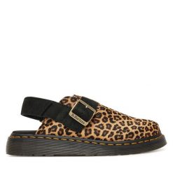 Sandały Dr. Martens. Brązowe sandały damskie Dr. Martens, bez wzorów, bez obcasa, na płaskiej podeszwie, bez zapięcia. Za 489.99 zł.