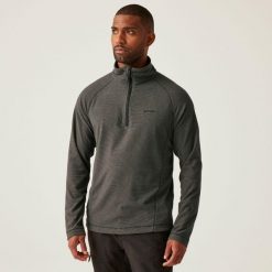 Bluza polarowa dla mężczyzn Regatta RMA212. Szare bluzy męskie Regatta, m, bez wzorów, z polaru, bez kaptura, trekkingowe. W wyprzedaży za 79.99 zł.