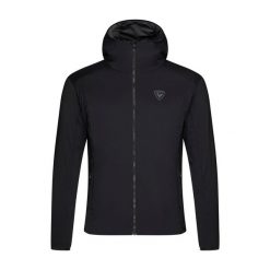 Kurtka narciarska męska Rossignol Opside Hoodie Warm. Czarne kurtki męskie Rossignol, m, bez wzorów, bez kaptura. Za 839.99 zł.