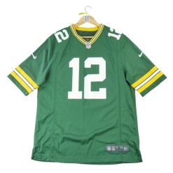 Second life - Męska koszulka NFL Green Bay Packers zielona - Stan dobry. Zielone koszulki sportowe męskie Nike, m, bez wzorów, bez kołnierzyka, bez ramiączek, do piłki nożnej. Za 169.16 zł.