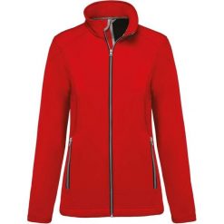 Kurtka damska Kariban Softshell 2 Couches. Czerwone kurtki damskie KARIBAN, l, bez wzorów, z elastanu, bez kaptura. Za 163.20 zł.