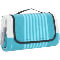 Koc plażowo piknikowy Enero Camp 150x120cm z powłoką Alu. Niebieskie kocyki dla dzieci ENEROCAMP, z materiału. Za 28.98 zł.