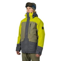 Kurtka męska narciarska Hannah Garow FD burnt olive/citronelle. Niebieskie kurtki męskie Hannah, m, bez wzorów, bez kaptura. W wyprzedaży za 599.00 zł.