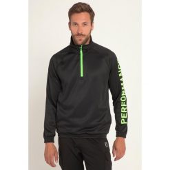 Męska Bluza Odzież fitness jaskrawe akcenty stójka elastyczny pas. Czarna bluzy sportowe męskie JAY-PI, m, bez wzorów, z materiału, bez kaptura, na fitness i siłownię. Za 294.99 zł.