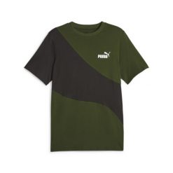 Puma Koszulka Power Cat 67338031. Czarne koszulki sportowe męskie Puma, xl, bez wzorów, bez kołnierzyka, bez ramiączek, na jogę i pilates. Za 123.99 zł.