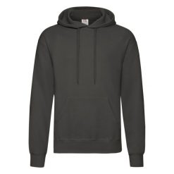 Męska Klasyczna Bluza Z Kapturem. Szare bluzy męskie Fruit of the Loom, m, bez wzorów, z kapturem. Za 81.99 zł.