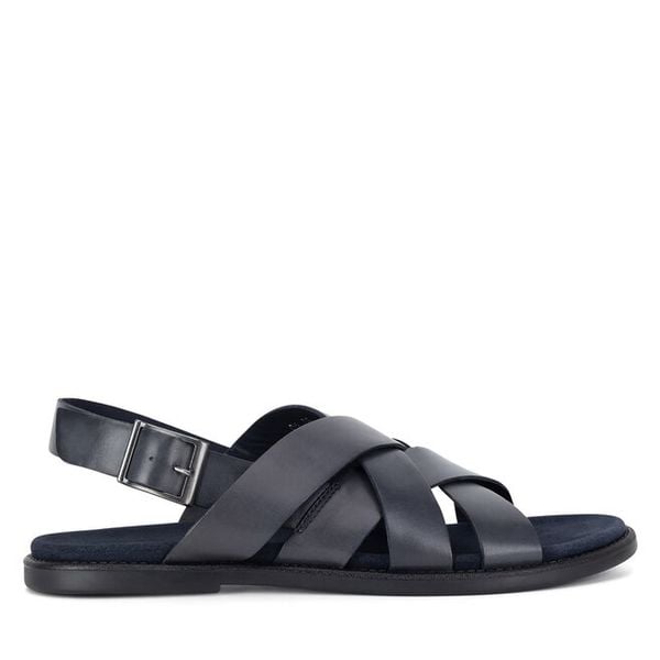 Sandały GINO ROSSI. Niebieskie sandały męskie Gino Rossi, bez zapięcia. Za 174.99 zł.