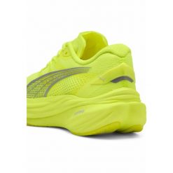 Damskie buty do biegania Deviate NITRO™ 3 PUMA Yellow Alert Silver Metallic. Szare obuwie sportowe damskie Puma, bez wzorów, do biegania. Za 559.99 zł.