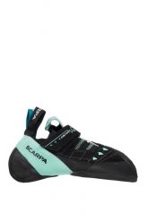Buty wspinaczkowe damskie Instinct VS. Czarne obuwie sportowe damskie Scarpa, bez wzorów, z materiału, wspinaczkowe. Za 585.19 zł.