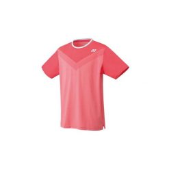 Koszulka do teniska z krótkim rękawem męska Yonex CORAL RED AUSTRALIAN OPEN. Czerwone koszulki sportowe męskie YONEX, m, bez wzorów, z materiału, bez kołnierzyka, bez ramiączek, tenisowe. Za 240.00 zł.