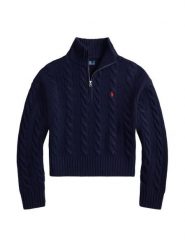 Polo Ralph Lauren Sweter 211972130004 Granatowy Relaxed Fit. Niebieskie swetry damskie Polo Ralph Lauren, xl, bez wzorów, z wełny, bez kołnierzyka, bez ramiączek, bez kaptura. Za 1,199.00 zł.