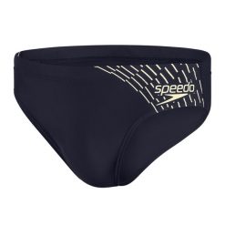 Slipy kąpielowe męskie Speedo Medley Logo 7 cm Brief. Niebieskie kąpielówki męskie Speedo, m, bez wzorów, do pływania. Za 66.99 zł.