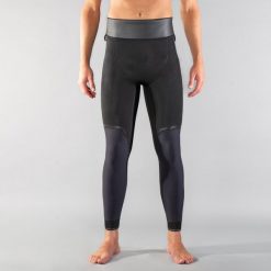 Spodnie do łowiectwa podwodnego męskie Subea SPF 900 z neoprenu 5 mm. Czarne buty sportowe męskie SUBEA, z neoprenu, bez zapięcia. Za 399.99 zł.
