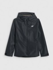 4F Kurtka przejściowa membrana 5000 dziecięca - czarna 134 (8-9 lat). Czarne kurtki i płaszcze dla chłopców 4f, bez wzorów, bez kaptura. Za 179.99 zł.