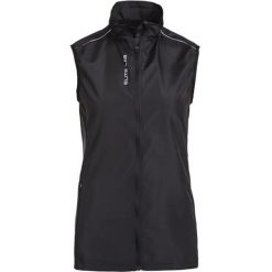 Damska kurtka wodoodporna bez rękawów Elite Lab Shell X1. Czarne kurtki damskie ELITE LAB, bez wzorów, bez kaptura. Za 248.50 zł.