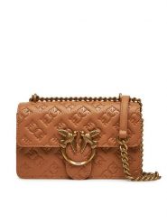 PINKO Torebka Love One Mini Dc PE 25 PLTT 100074 A1YB Brązowy. Brązowe torebki do ręki damskie Pinko, bez wzorów, ze skóry, wizytowe, bez dodatków. Za 1,179.00 zł.