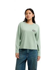 Koszulka dla Kobiety STANDARD Zielony. Zielone t-shirty damskie Quiksilver, m, bez wzorów, z bawełny, klasyczne, bez kołnierzyka. Za 149.99 zł.