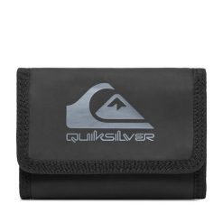 Portfel Quiksilver. Czarne portfele męskie Quiksilver, bez wzorów. Za 49.99 zł.