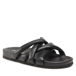 Klapki Jenny Fairy. Czarne klapki damskie Jenny Fairy, bez wzorów, bez obcasa. Za 119.99 zł.