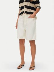 Vero Moda Szorty jeansowe Villa 10326196 Beżowy Regular Fit. Brązowe szorty damskie Vero Moda, m, bez wzorów, z bawełny. Za 179.99 zł.