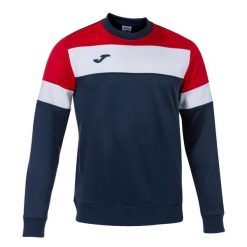 Bluza sportowa męska Joma Crew IV. Czerwone bluzy sportowe męskie Joma, m, bez wzorów, z materiału, bez kaptura. Za 173.70 zł.