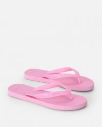 Japonki damskie Rip Curl Essential Bloom Open Toe. Czerwone klapki damskie Rip Curl, bez wzorów, z materiału, sportowe, bez obcasa. Za 59.99 zł.