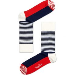 Happy Socks - Skarpety Stripe Half. Skarpety męskie marki Happy Socks. W wyprzedaży za 29.90 zł.