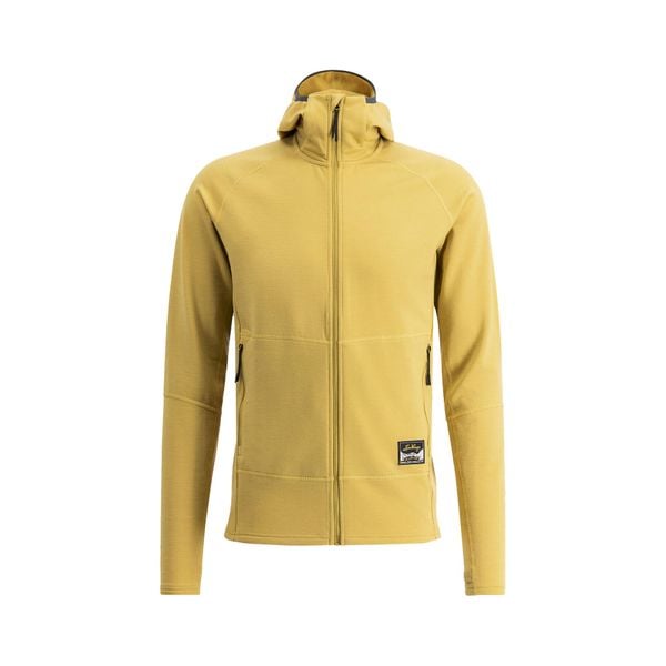 Bluza z kapturem LundHags. Żółte bluzy męskie Lundhags, l, bez wzorów, z materiału, z kapturem. Za 577.00 zł.