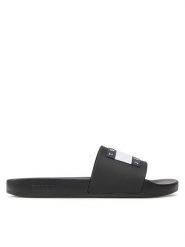 Tommy Jeans Klapki Pool Slide Ess EM0EM01191 Czarny. Czarne klapki męskie Tommy Jeans, z jeansu. Za 119.99 zł.
