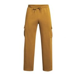 Spodnie treningowe damskie Under Armour Project Rock Icon Fleece. Żółte obuwie sportowe damskie Under Armour, m, bez wzorów, na fitness i siłownię. Za 249.99 zł.