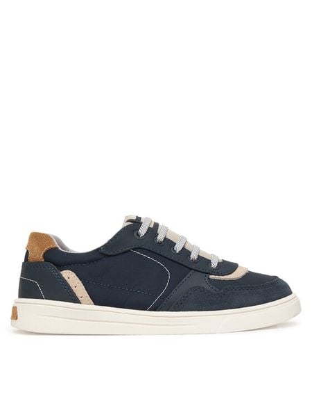 Mayoral Sneakersy 45761.54 Granatowy. Niebieskie buty sportowe chłopięce Mayoral, bez wzorów, ze skóry, bez zapięcia. Za 189.99 zł.