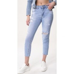Niebieskie Jeansy Attractable. Jeansy damskie marki Born2be. Za 89.99 zł.