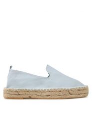 Jenny Fairy Espadryle H050721-01 Błękitny. Niebieskie espadryle damskie Jenny Fairy, bez wzorów, z materiału, bez obcasa, bez zapięcia. Za 119.99 zł.
