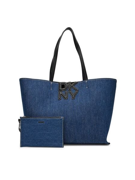 DKNY Torebka R52ADJ38 Niebieski. Niebieskie torebki do ręki damskie DKNY, bez wzorów, z materiału, bez dodatków. Za 639.99 zł.