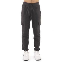 Spodnie dresowe oddychający oddychający z bawełna z elastyczny pas na co dzień. Szare buty sportowe męskie LEONE 1947 APPAREL, z bawełny, bez zapięcia, na fitness i siłownię. W wyprzedaży za 136.83 zł.