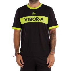 Koszulka Vibor-a Poison Negro/Amarillo Fluor. Czarne t-shirty damskie VIBORA, s, bez wzorów, z materiału, klasyczne, bez kołnierzyka. Za 169.99 zł.