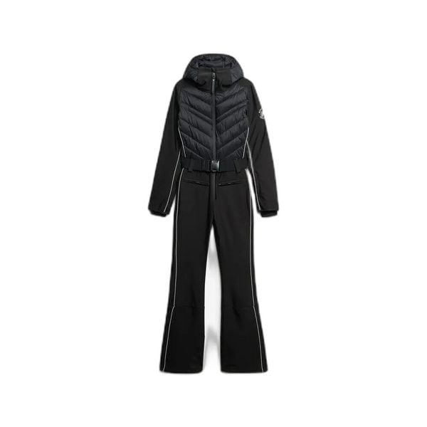 Damski kombinezon narciarski Superdry Luxe. Czarne spodnie snowboardowe damskie Superdry., s, bez wzorów, z materiału, eleganckie, narciarskie. Za 1,501.85 zł.