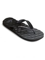Japonki plażowe męskie Quiksilver Oahuey. Szare klapki męskie Quiksilver, z gumy, sportowe. Za 62.99 zł.