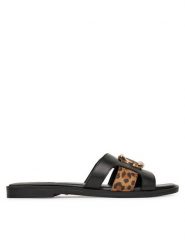 MEXX Klapki MX/024C-EST Czarny. Czarne klapki damskie Mexx, bez wzorów, ze skóry, bez obcasa. Za 229.99 zł.