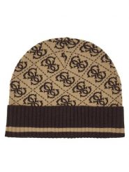 Guess Czapka AM5028 POL01 Brązowy. Brązowe rękawiczki męskie Guess, na zimę, z aplikacjami. Za 155.00 zł.