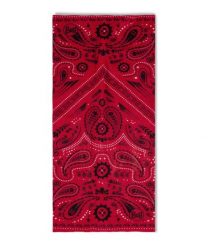 Chusta Buff Original EcoStretch. Czarne szaliki i chusty damskie Buff, bez wzorów, z elastanu, retro. Za 135.50 zł.