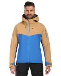 Męska kurtka hardshell Kilpi TRINITY-M niebieska. Brązowe kurtki snowboardowe męskie Kilpi, l, bez wzorów, z hardshellu, długie, z kapturem, snowboardowy. Za 829.50 zł.