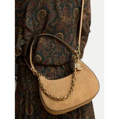 Torebka LAUREN RALPH LAUREN. Brązowe torebki do ręki damskie Lauren Ralph Lauren, bez wzorów, klasyczne, bez dodatków. Za 1,599.00 zł.