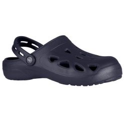 Chodaki Dla Dorosłych Unisex Charter. Niebieskie sandały męskie Trespass, bez zapięcia. Za 112.99 zł.