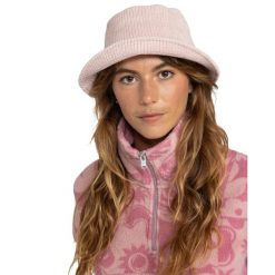 Kapelusz bucket dla Kobiety FEELING GOOD Różowy. Czerwone czapki i kapelusze damskie Roxy, bez wzorów, z materiału. Za 159.99 zł.