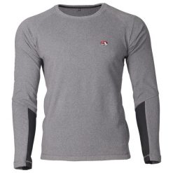 Bluza Taimen Sharga - Szara. Szare bluzy męskie TAIMEN, bez wzorów, bez kaptura. Za 149.00 zł.